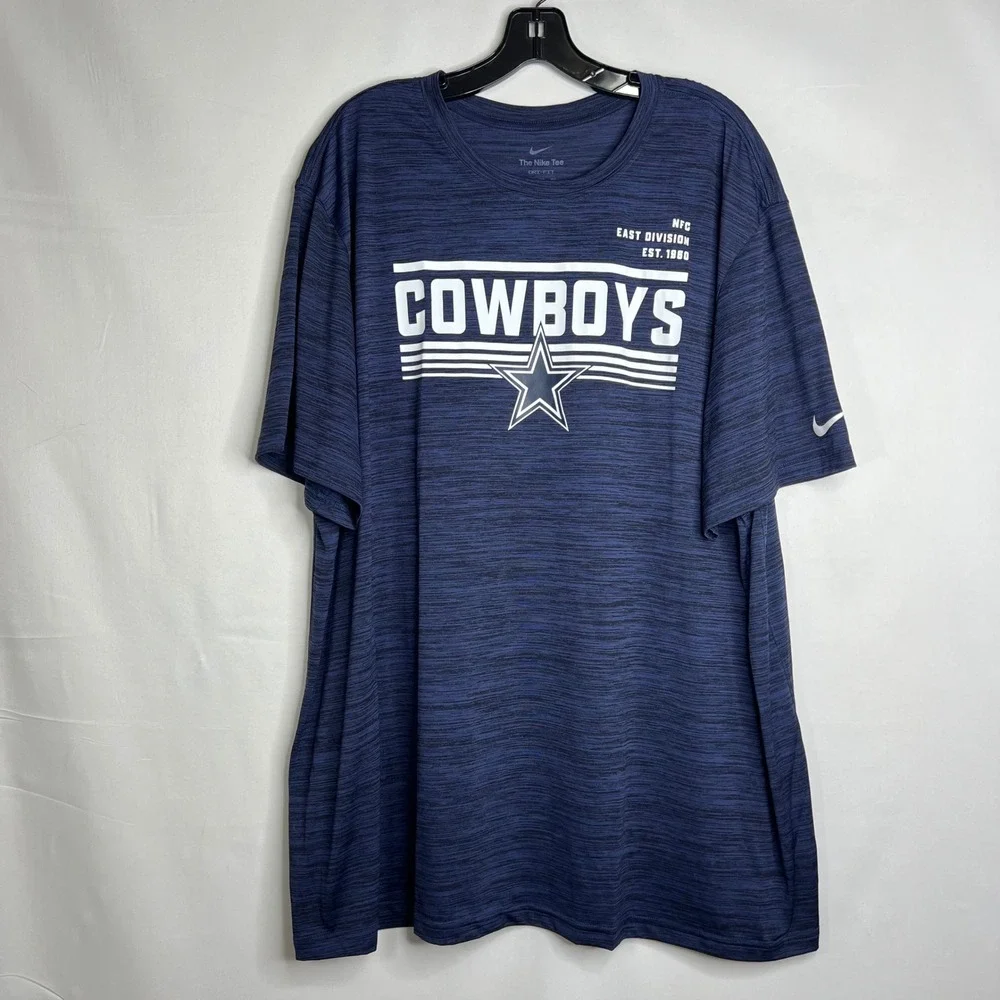 Nike Dallas Cowboys T-Shirt Mens 3XL Dri-Fit NFC East Division Football Jersey